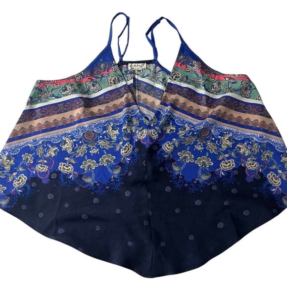 Intimately Free People Crop Cami Tank Floral Y2K Women Size Small - Picture 1 of 7